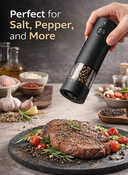 Smart Rechargeable Electric Mill Set