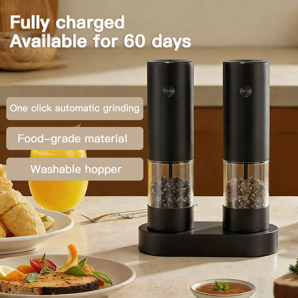 Smart Rechargeable Electric Mill Set