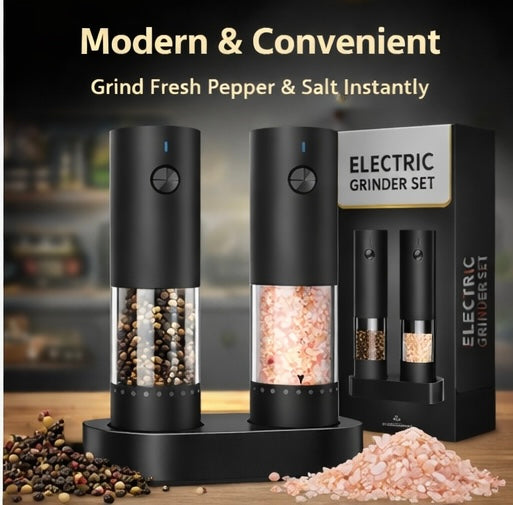 Smart Rechargeable Electric Mill Set